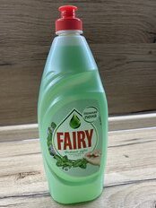 Средство для мытья посуды Fairy, Нежные руки Чайное дерево и мята, 650 мл - фото 4 от пользователя