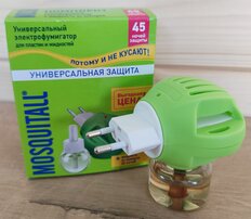 Репеллент от комаров, фумигатор с жидкостью, 45 ночей, Mosquitall, Универсальная защита - фото 4 от пользователя