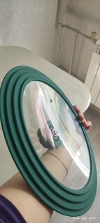 Крышка для посуды стекло, Daniks, Emerald, кнопка силикон, зеленая, 24/26/28 см, GLM-242628-2 - фото 9 от пользователя