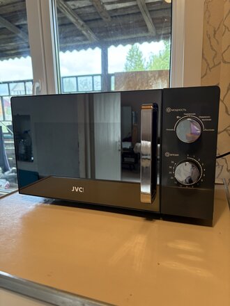 Микроволновая печь JVC, JK-MW148M, 20 л, 700 Вт, механическая, 5 уровней мощности, графит - фото 4 от пользователя