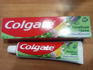 Зубная паста Colgate, Лечебные Травы Отбеливающая, 100 мл - фото 7 от пользователя