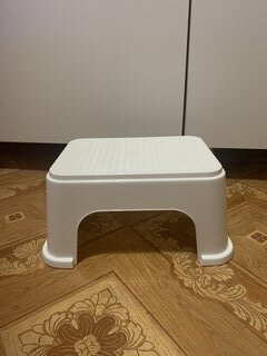 Табурет-подставка 335х250х157 мм, белый, прямоугольный, Альтернатива, М8752 - фото 4 от пользователя