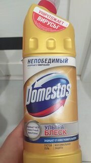 Чистящее средство универсальное, Domestos, Ультра блеск, гель, 1 л - фото 4 от пользователя