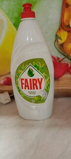 Средство для мытья посуды Fairy, Зеленое яблоко, 900 мл - фото 5 от пользователя