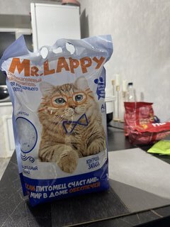 Наполнитель для лотка силикагелевый, 3.8 л, Mr.Lappy, Прохладный бриз - фото 2 от пользователя