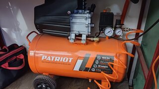 Компрессор масляный, Patriot, Euro 50/260, 1.8 кВт, поршневой, 50 л, 260 л/мин, 8 бар, прямой, 2850 об/мин, выход елочка 8 мм, 525306367 - фото 4 от пользователя