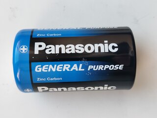 Батарейка Panasonic, D (R20), Zinc-carbon General Purpose, солевая, 1.5 В, спайка, 2 шт - фото 7 от пользователя