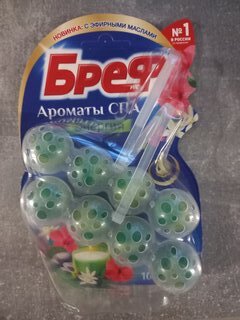 Подвеска для унитаза Бреф, Ароматы СПА Энергия, 2 шт, 50 г - фото 3 от пользователя