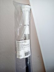 Карниз для ванной 110 см, 200 см, телескопический, серебро, STSR0017 - фото 7 от пользователя