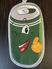 Прихватка 17х17 см, 100% полиэстер, Банка пива, 011 - фото 1 от пользователя