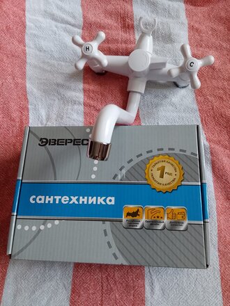 Смеситель для ванны, Эверест, с кран-буксой, пластиковый корпус, B22-3597 - фото 2 от пользователя