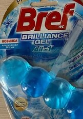 Подвеска для унитаза Бреф, Brilliance Gel Арктическая волна, 42 г - фото 4 от пользователя