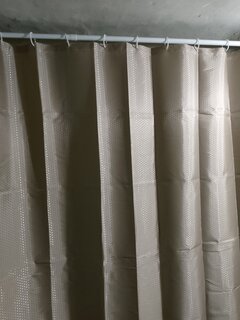 Штора для ванн 180х180 см, полиэстер, капучино, A310024 - фото 1 от пользователя