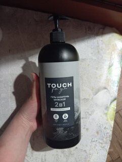 Гель для душа и шампунь Touch For You, 2 в 1, для мужчин, 1 л, парфюмированный - фото 3 от пользователя