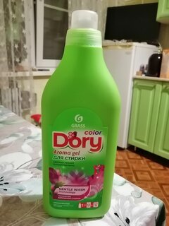 Гель для стирки Grass, 1 л, для цветного белья, Dory - фото 2 от пользователя
