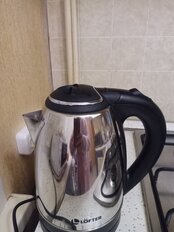 Чайник электрический Lofter, D02, глянец, 1.8 л, 1500 Вт, скрытый нагревательный элемент, металл - фото 7 от пользователя