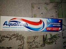 Зубная паста Aquafresh, Освежающе-мятная, 100 мл - фото 3 от пользователя