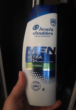 Шампунь Head &amp; Shoulders, Sports Fresh, против перхоти, 400 мл - фото 6 от пользователя
