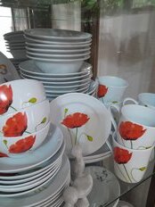 Тарелка десертная, керамика, 17 см, круглая, Идиллия Алый мак, Добрушский фарфоровый завод, 5С0023 - фото 8 от пользователя