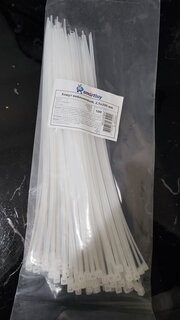 Хомут стяжной кабельный, 2.5х200 мм, нейлон, Smartbuy, SBE-CT-25-200-w - фото 1 от пользователя