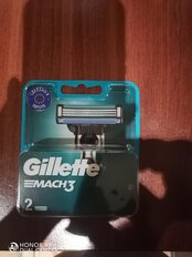 Сменные кассеты для бритв Gillette, Mach3, для мужчин, 2 шт - фото 2 от пользователя