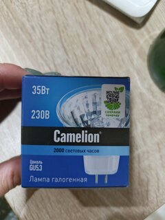 Лампа галогенная GU5.3, 35 Вт, 230 В, JCDR, с отражателем, 50 мм, Camelion, 1952 - фото 6 от пользователя