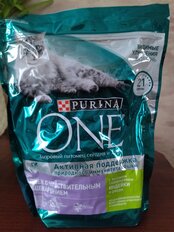 Корм для животных Purina, One, 750 г, для кошек с чувствительным пищеварением, с индейкой и рисом, 12353220 - фото 5 от пользователя