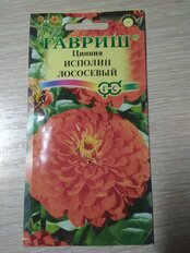 Семена Цветы, Цинния, Исполин лососевый, 0.3 г, цветная упаковка, Гавриш - фото 9 от пользователя