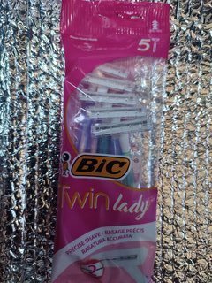 Станок для бритья Bic, Twin Lady, для женщин, 5 шт, одноразовые, 868207 - фото 4 от пользователя