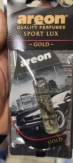 Ароматизатор в машину подвесной, гелевый, Areon, Liquid Lux Sport Gold, 5 мл, 46341 - фото 3 от пользователя