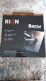 Весы напольные электронные, Rion, Спорт PT-973, стекло закаленное, до 180 кг, 28х28 см, LCD-дисплей - фото 6 от пользователя