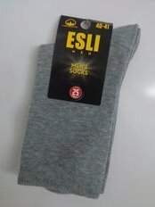 Носки для мужчин, хлопок, Esli, Classic, серые, р. 25, 19С-145СПЕ - фото 1 от пользователя