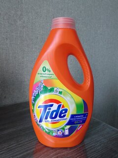 Гель для стирки Tide, 1.235 л, для цветного белья, Color Лаванда и Березовая вода - фото 5 от пользователя