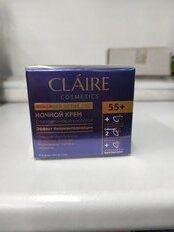 Крем для лица, Claire Cosmetics, Collagen Active Pro, ночной, 55+, 50 мл - фото 9 от пользователя