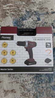 Дрель-шуруповерт аккумуляторный, Pioneer, CD-M2011C USP, 20 В, кейс, 17276 - фото 6 от пользователя
