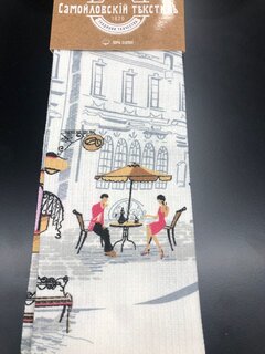Полотенце кухонное 40х70 см, 170 г/м2, 100% хлопок, Самойловский текстиль, Город, Вид 2, Россия - фото 1 от пользователя