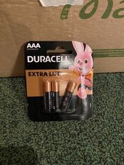 Батарейка Duracell, ААА (LR03, 24A), Alkaline Basic, щелочная, 1.5 В, блистер, 4 шт, 81480363 - фото 1 от пользователя