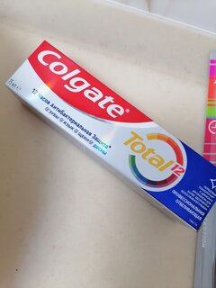 Зубная паста Colgate, Total 12 Профессиональная Отбеливающая, 75 мл - фото 1 от пользователя