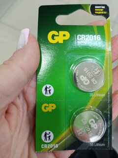 Батарейка GP, CR2016, Lithium, литиевая, 3 В, дисковая, 1 штука в блистере (отрывной), 9035 - фото 2 от пользователя