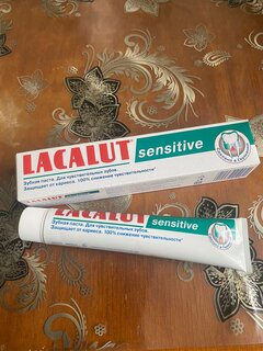 Зубная паста Lacalut, Sensitive, 75 мл - фото 5 от пользователя