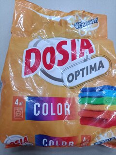 Стиральный порошок Dosia, 4 кг, автомат, для цветного белья, Optima Color - фото 9 от пользователя