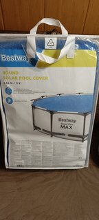 Тент 356 см, круглый, для каркасного бассейна, для бассейнов 366 см, Bestway, 58242 - фото 1 от пользователя
