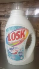 Гель для стирки Losk, 1.3 л, для белого белья, Гигиена и свежесть Total 3+1 - фото 2 от пользователя