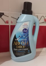 Гель для стирки Aroma Drop, 1 л, универсальный, Свежесть водопада 2 в 1 - фото 4 от пользователя