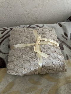 Полотенце банное 60х120 см, 100% полиэстер, корал-флис, капучино, Китай, A160104 - фото 1 от пользователя