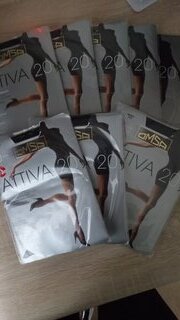 Колготки Omsa, Attiva, 20 DEN, р. 3, nero/черные, шортики, с укрепленным мыском - фото 4 от пользователя