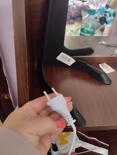 Светильник настольный E14, 40 Вт, черный, абажур голубой, Uniel, ULO-K22 D, UL-00009544 - фото 4 от пользователя