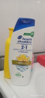 Шампунь Head &amp; Shoulders, Цитрусовая свежесть 2в1, против перхоти, 400 мл - фото 5 от пользователя