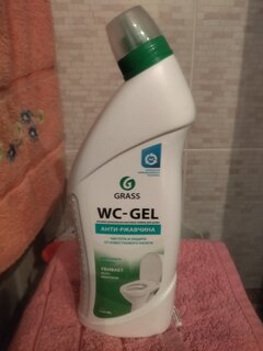 Чистящее средство для сантехники, Grass, WC-gel, гель, 750 мл - фото 3 от пользователя