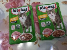 Корм для животных Kitekat, 85 г, для кошек, курица в желе, пауч - фото 9 от пользователя